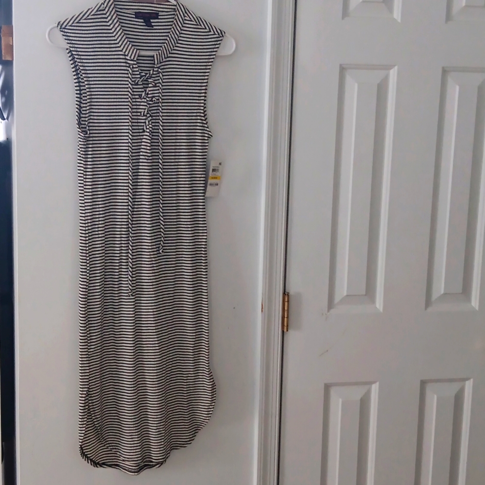 Lace up, body hugging,  summer dress